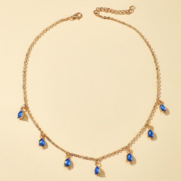 chains bohemian shiny blue rhinestone chain choker necklace for women accessories trendy adjustable jewelry collar 2021, Silver
chains bohemian shiny blue rhinestone chain choker necklace for women accessories trendy adjustable jewelry collar 2021, Silver