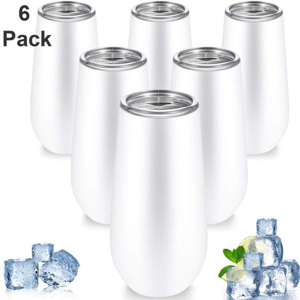 6pcs 6oz stainless steel vacuum cup outdoor champagne coffee wine glass tumbler water bottles
6pcs 6oz stainless steel vacuum cup outdoor champagne coffee wine glass tumbler water bottles