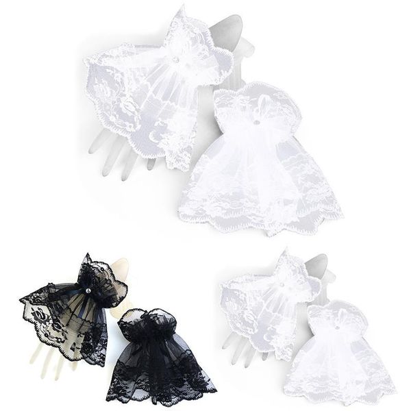 bridal gloves wedding lace cuff decorative bow stretch wrist costume accessories dress bride glove, White
bridal gloves wedding lace cuff decorative bow stretch wrist costume accessories dress bride glove, White