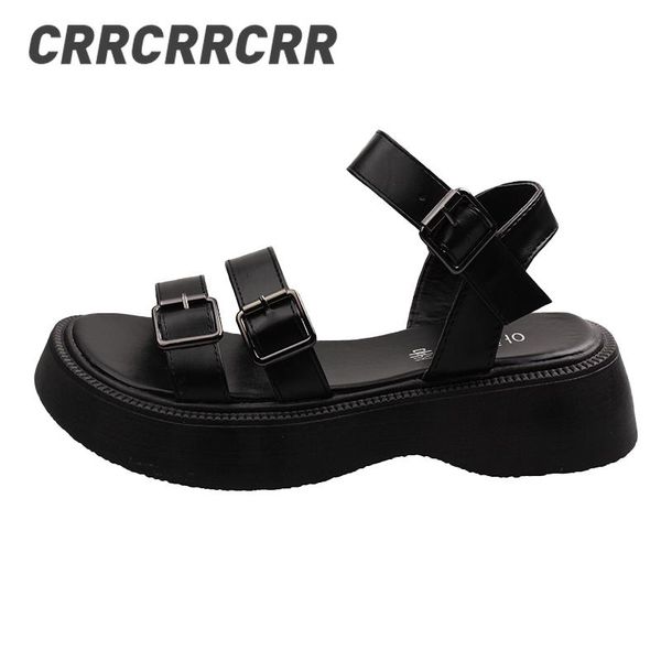 sandals crrcrrcrr women's fashion buckle design ankle strap female sandal platform non-slip casual beach woman flats shoes, Black
sandals crrcrrcrr women's fashion buckle design ankle strap female sandal platform non-slip casual beach woman flats shoes, Black