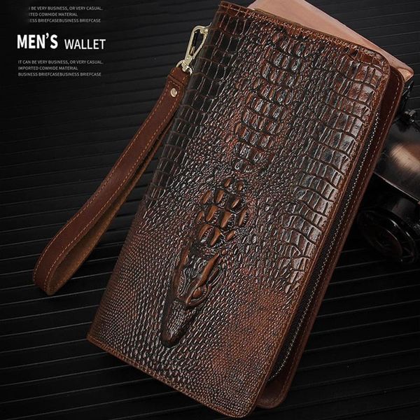 wallets luufan high fashion crocodile pattern leather clutch wallet men alligator long hand purse male double layer bag, Red;black
wallets luufan high fashion crocodile pattern leather clutch wallet men alligator long hand purse male double layer bag, Red;black