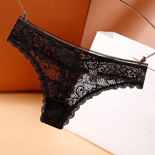 women's panties soft lace low-waist g string cotton crotch flower women thong briefs, Black;pink
women's panties soft lace low-waist g string cotton crotch flower women thong briefs, Black;pink