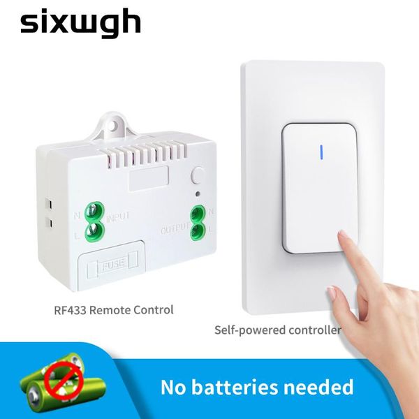 smart home control sixwgh wireless remote switch 1gang 2 way waterproof push button no battery self-powered light
smart home control sixwgh wireless remote switch 1gang 2 way waterproof push button no battery self-powered light