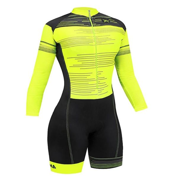 racing sets 2021xama summer women's triathlon sports long-sleeved lightweight fabric jumpsuit, road bike quick-drying and breathable je, Black;blue
racing sets 2021xama summer women's triathlon sports long-sleeved lightweight fabric jumpsuit, road bike quick-drying and breathable je, Black;blue