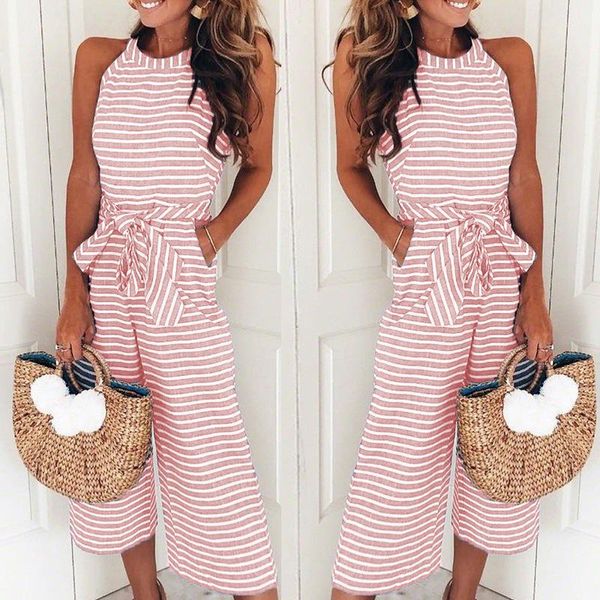 women's jumpsuits & rompers women summer o-neck bowknot pants playsuit sashes pockets sleeveless overalls office lady striped, Black;white
women's jumpsuits & rompers women summer o-neck bowknot pants playsuit sashes pockets sleeveless overalls office lady striped, Black;white
