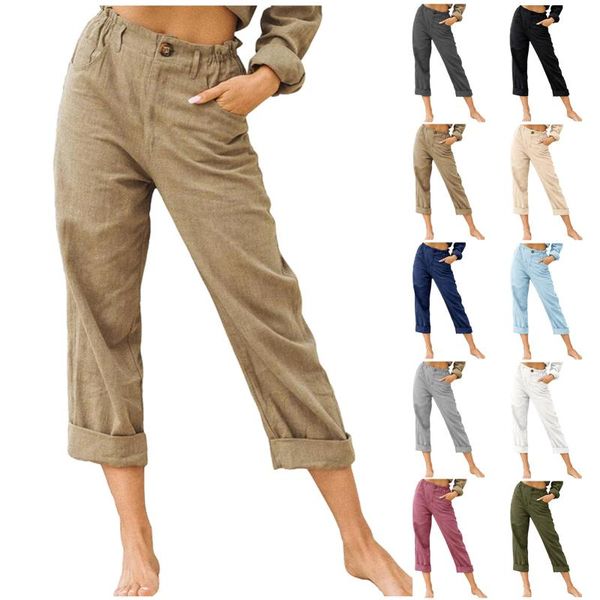 women's pants & capris womens cotton linen drawstring back elastic waist casual trousers dance wide long, Black;white
women's pants & capris womens cotton linen drawstring back elastic waist casual trousers dance wide long, Black;white