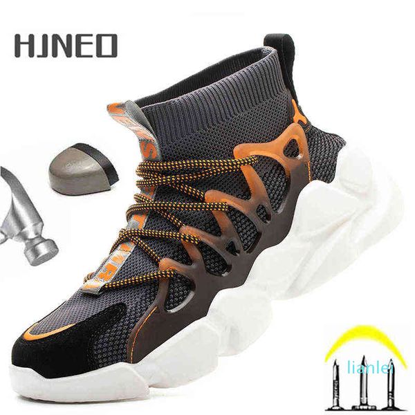indestructible men's safety shoes anti-smash working sneakers anti-puncture work boots steel toe boot, Black
indestructible men's safety shoes anti-smash working sneakers anti-puncture work boots steel toe boot, Black
