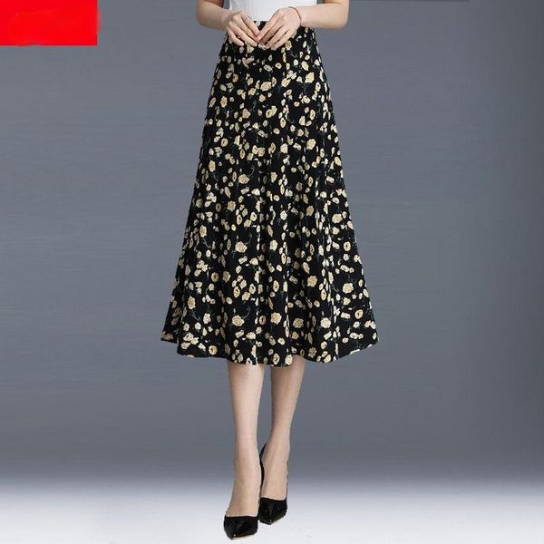 summer fashion over the knee beach skirt sweet plus size floral vintage korean midi pleated skirts women jupe femme y912, Black
summer fashion over the knee beach skirt sweet plus size floral vintage korean midi pleated skirts women jupe femme y912, Black