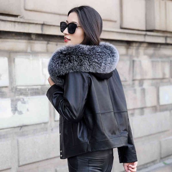 women's down & parkas winter jacket women leather coat real sheep coats fur jackets womens clothing veste cuir femme wpy2146, Black
women's down & parkas winter jacket women leather coat real sheep coats fur jackets womens clothing veste cuir femme wpy2146, Black