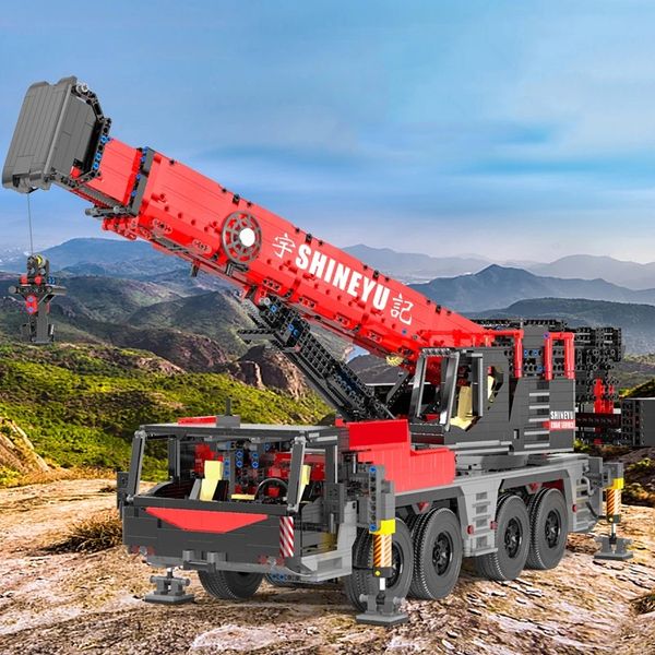 mobile crane tow truck model building blocks high-tech app control motorized city bricks moc-29848 22003 rescue car children birthday toys c
mobile crane tow truck model building blocks high-tech app control motorized city bricks moc-29848 22003 rescue car children birthday toys c