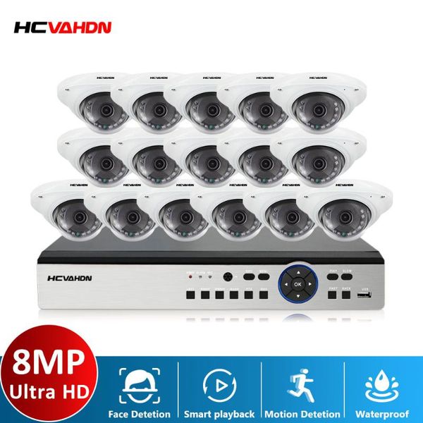 h.265 16ch 4k security cameras system ahd dvr kit cctv 8mp indoor outdoor camera video surveillance set wireless kits
h.265 16ch 4k security cameras system ahd dvr kit cctv 8mp indoor outdoor camera video surveillance set wireless kits