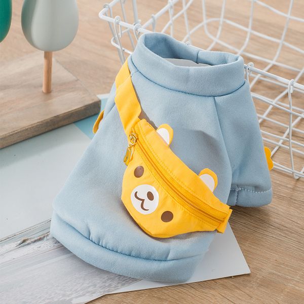 spring dog cloth autumn and winter cartoon bear backpack small medium sized bipedal cat pet
spring dog cloth autumn and winter cartoon bear backpack small medium sized bipedal cat pet