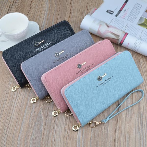 wallets brand designer wristband women many departments clutch wallet female long large card purse ladies handbag, Red;black
wallets brand designer wristband women many departments clutch wallet female long large card purse ladies handbag, Red;black