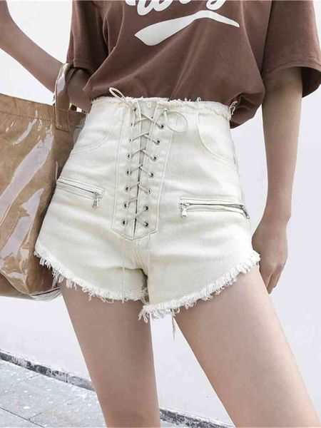 korean street fashion women harajuku bandage zipper white denim female jeans high waist mini shorts black, White;black
korean street fashion women harajuku bandage zipper white denim female jeans high waist mini shorts black, White;black
