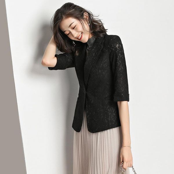 women's suits & blazers 2021 early spring lace casual small coat suit waist fashion short top, White;black
women's suits & blazers 2021 early spring lace casual small coat suit waist fashion short top, White;black