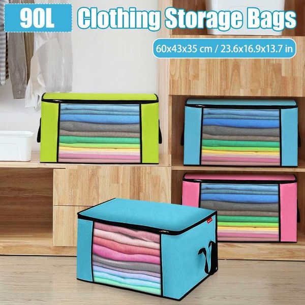3-4pcs/set clothes quilt storage bag blanket closet sweater organizer box sorting pouches cabinet container travel home bags
3-4pcs/set clothes quilt storage bag blanket closet sweater organizer box sorting pouches cabinet container travel home bags