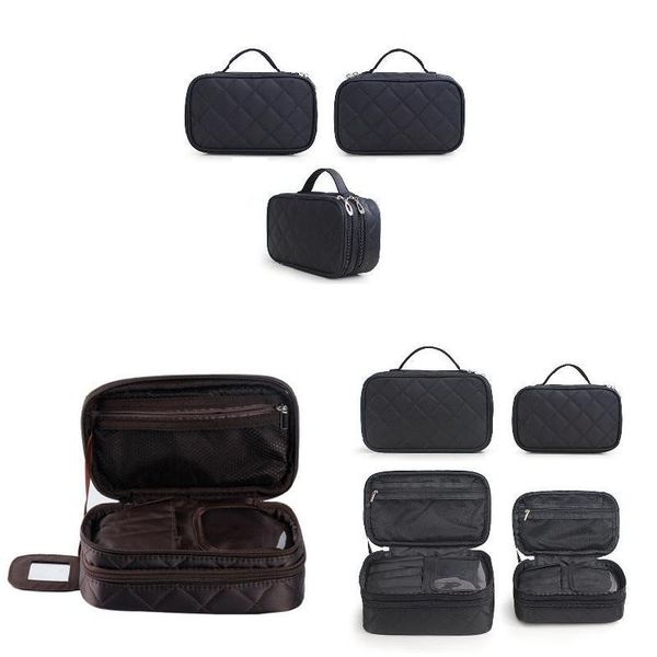 double layers makeup bag waterproof rhomboids travel cosmetic toiletry necessaries case bags & cases
double layers makeup bag waterproof rhomboids travel cosmetic toiletry necessaries case bags & cases