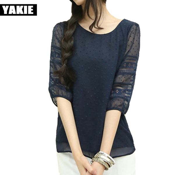women blouses chiffon shirt summer plus size shirts blusas lace hollow out women's clothing blouse shirt vintage 210519, White
women blouses chiffon shirt summer plus size shirts blusas lace hollow out women's clothing blouse shirt vintage 210519, White