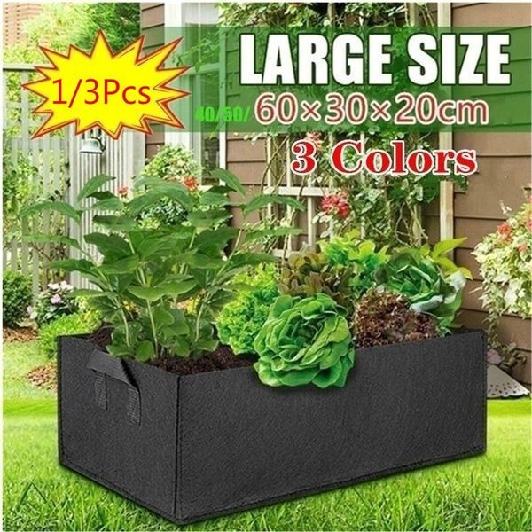 planters & pots 2 / 1pcs planting bed garden planter overhead flower box bag rectangular breathable container pot
planters & pots 2 / 1pcs planting bed garden planter overhead flower box bag rectangular breathable container pot