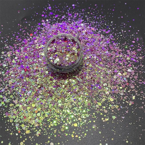 nail glitter 50g 200g 500g chameleon light purple gold color shifting mixed shaped hexagon powder chunky nails art decoration, Silver;gold
nail glitter 50g 200g 500g chameleon light purple gold color shifting mixed shaped hexagon powder chunky nails art decoration, Silver;gold