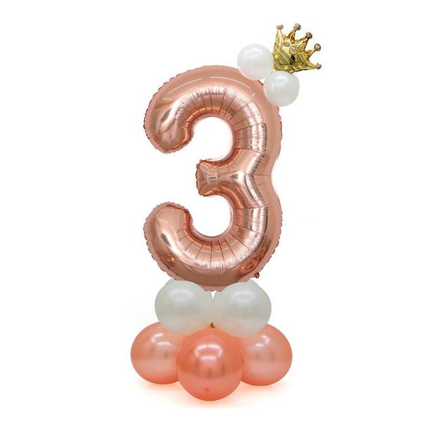 40inch rose gold number foil balloons crown digital helium ballon baby shower kids birthday party wedding decorations decoration
40inch rose gold number foil balloons crown digital helium ballon baby shower kids birthday party wedding decorations decoration