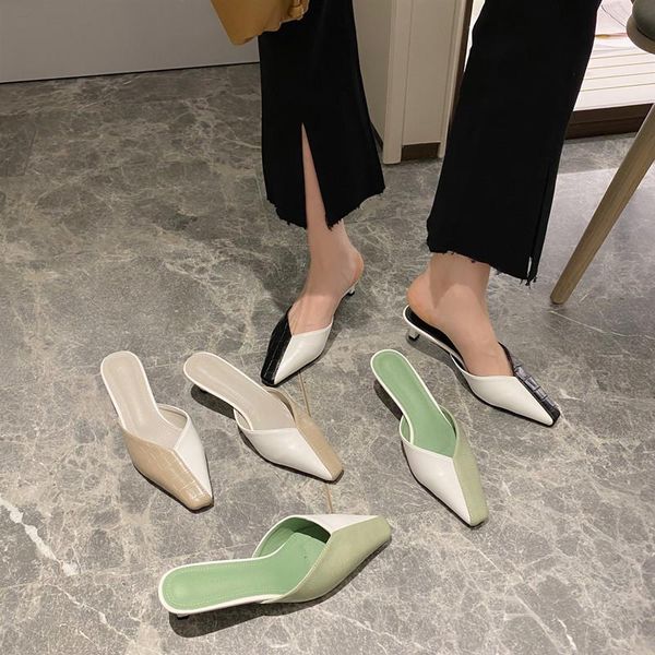 dress shoes monmoira mixed colors crocodile pattern high heel women pumps square toe kitten mules slipper, Black
dress shoes monmoira mixed colors crocodile pattern high heel women pumps square toe kitten mules slipper, Black