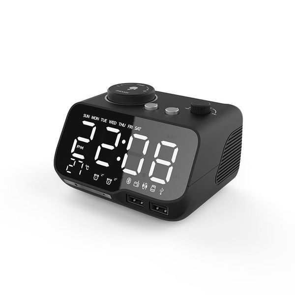 radio bluetooth alarm clock speaker with led display dual charging ports fm tf card play
radio bluetooth alarm clock speaker with led display dual charging ports fm tf card play