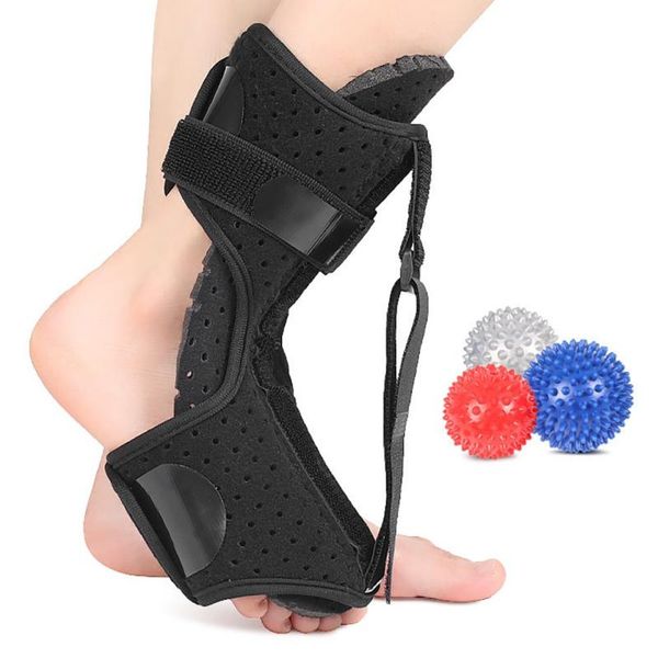 ankle support plantar fasciitis night splint foot drop orthosis brace fascia protector, Blue;black
ankle support plantar fasciitis night splint foot drop orthosis brace fascia protector, Blue;black