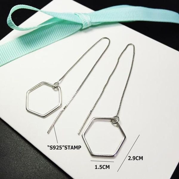 fashion simple geometric hexagon stud earrings for women long chain earing bridesmaid jewelry drop syed103, Golden;silver
fashion simple geometric hexagon stud earrings for women long chain earing bridesmaid jewelry drop syed103, Golden;silver