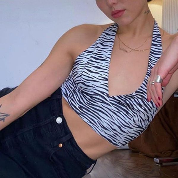 vintage halter womens tank backless summer cropped e girl zebra printing deep v collar sleeveless bralette chic y2k party, White
vintage halter womens tank backless summer cropped e girl zebra printing deep v collar sleeveless bralette chic y2k party, White