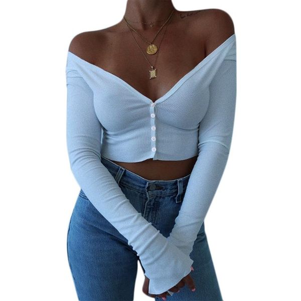 women's knits & tees women autumn long sleeve ribbed knit cardigan deep v-neck solid color crop slit cuffs button down bodycon swea, White
women's knits & tees women autumn long sleeve ribbed knit cardigan deep v-neck solid color crop slit cuffs button down bodycon swea, White