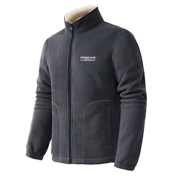 men's jackets casual fleece jacket men fashion slim fit stand collar zipper coat thick winter warm large pocket hombres, Black;brown
men's jackets casual fleece jacket men fashion slim fit stand collar zipper coat thick winter warm large pocket hombres, Black;brown