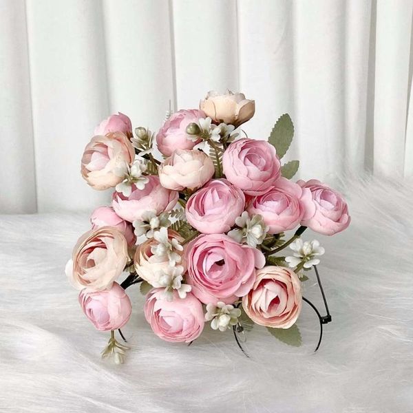 decorative flowers & wreaths wedding decoration flores artificiales 18 heads artificial peony silk rose bride mariage props home decor
decorative flowers & wreaths wedding decoration flores artificiales 18 heads artificial peony silk rose bride mariage props home decor