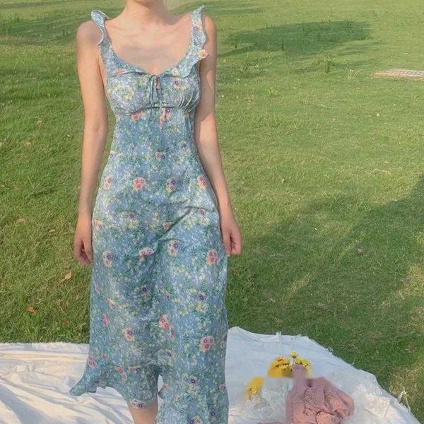 womengaga sweet vintage girl female blue flower long tank dress summer korean women straps dresses slash neck 581z 210603, Black;gray
womengaga sweet vintage girl female blue flower long tank dress summer korean women straps dresses slash neck 581z 210603, Black;gray