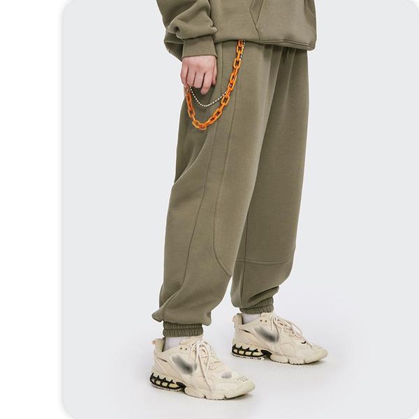 men's pants harajuku solid sweatpant 2021 winter elastic waist tie feet joggers fleece loose men streetwear, Black
men's pants harajuku solid sweatpant 2021 winter elastic waist tie feet joggers fleece loose men streetwear, Black