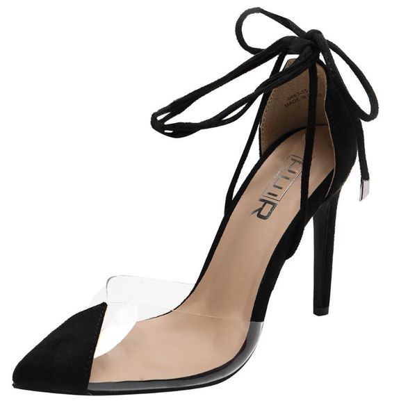 women's sandals simple stiletto high-quality transparent open toe round head summer listing 2021, Black
women's sandals simple stiletto high-quality transparent open toe round head summer listing 2021, Black