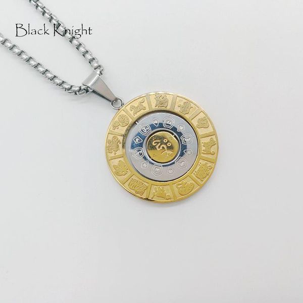 pendant necklaces black knight 2 tone chinese zodiac necklace stainless steel animal circles fashion blkn0713, Silver
pendant necklaces black knight 2 tone chinese zodiac necklace stainless steel animal circles fashion blkn0713, Silver