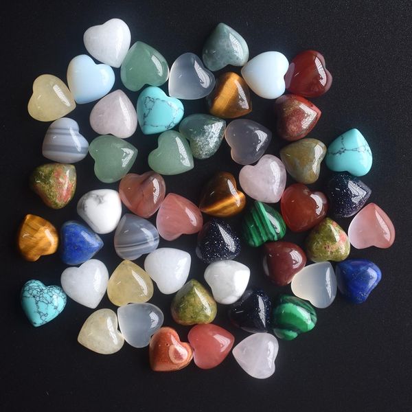 natural stone 10mm heart loose beads opal rose quartz tiger's eye turquoise cabochons flat back for necklace ring earrrings jewelry acc, Black
natural stone 10mm heart loose beads opal rose quartz tiger's eye turquoise cabochons flat back for necklace ring earrrings jewelry acc, Black