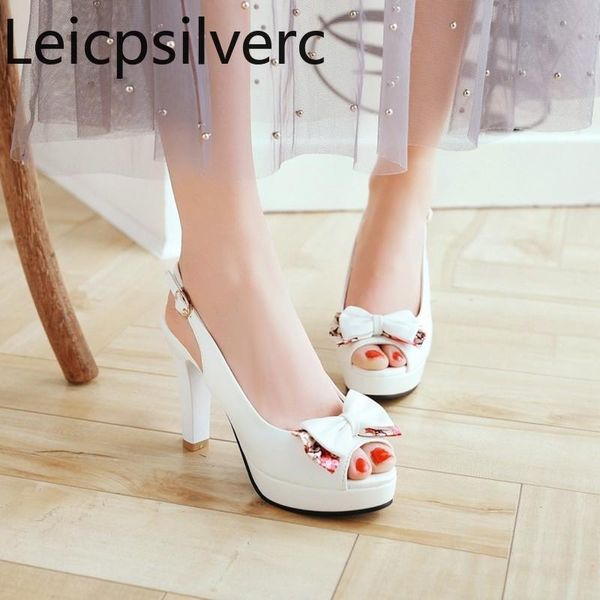 women's sandals summer fashion fish mouth open toe butterfly knot buckle thick heel high shoes plus size 34-43, Black
women's sandals summer fashion fish mouth open toe butterfly knot buckle thick heel high shoes plus size 34-43, Black