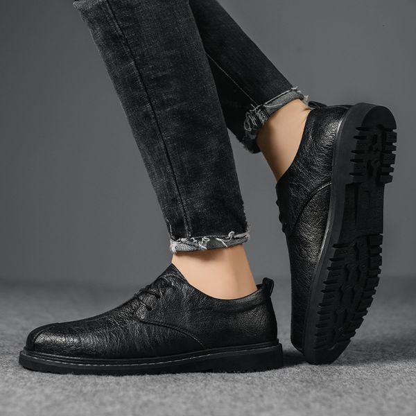 dress shoes 2021 spring leather fashion for men casual office oxford formal lace up dress oxfords work footwear business lem3, Black
dress shoes 2021 spring leather fashion for men casual office oxford formal lace up dress oxfords work footwear business lem3, Black