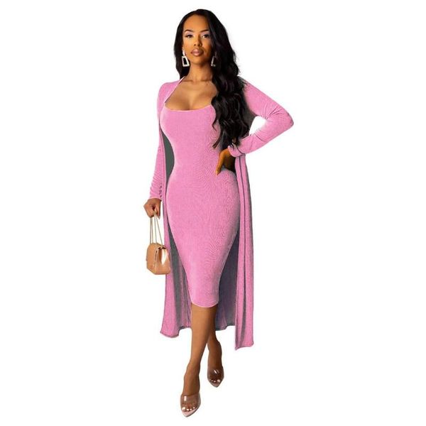 two piece dress spring solid color set casual women long sleeve coat sleeveless strap suits bandage tracksuits, White
two piece dress spring solid color set casual women long sleeve coat sleeveless strap suits bandage tracksuits, White