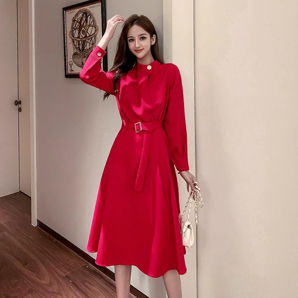 casual dresses big swing solid vintage dress women long sleeve stand corset office work winter autumn runway plus size, Black;gray
casual dresses big swing solid vintage dress women long sleeve stand corset office work winter autumn runway plus size, Black;gray