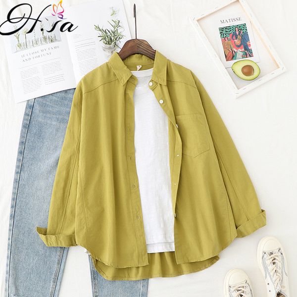 hsa chic blouse and shirt for women long sleeve candy color solid casual shirts ol formal oversized white blusa mujer 210417
hsa chic blouse and shirt for women long sleeve candy color solid casual shirts ol formal oversized white blusa mujer 210417