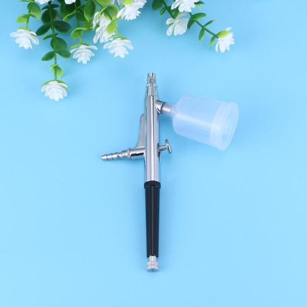 professional spray guns silver airbrush tool dual action nozzle pen cake decorating brushes for nail manicure
professional spray guns silver airbrush tool dual action nozzle pen cake decorating brushes for nail manicure