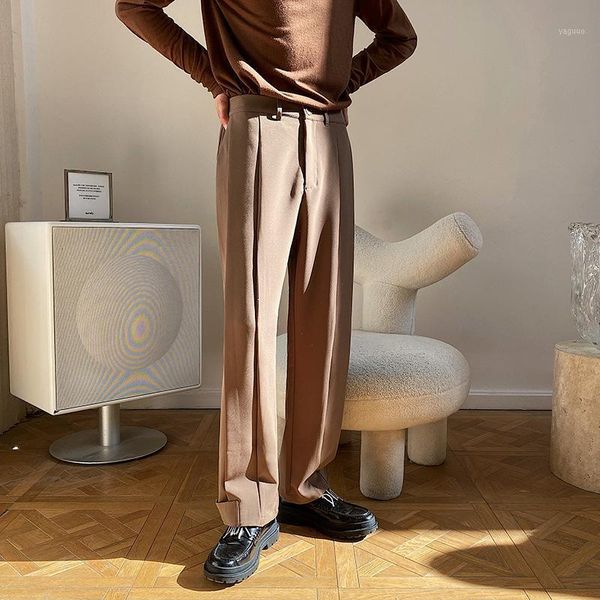 men's suits & blazers pleated trousers fashion casual loose 2021 sportsmen spring suit pants all-match korean straight-leg, White;black
men's suits & blazers pleated trousers fashion casual loose 2021 sportsmen spring suit pants all-match korean straight-leg, White;black