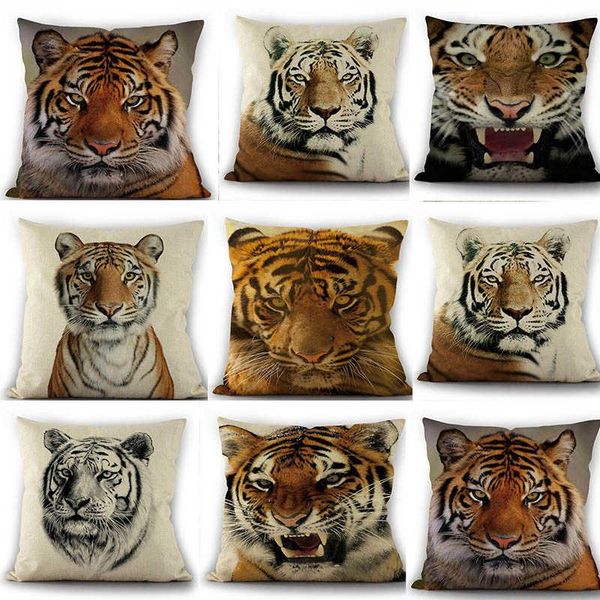 cushion/decorative pillow linen cover summer legal in case animal tiger prints pillowcase 45x45cm at home sofa fashion bed decoration
cushion/decorative pillow linen cover summer legal in case animal tiger prints pillowcase 45x45cm at home sofa fashion bed decoration