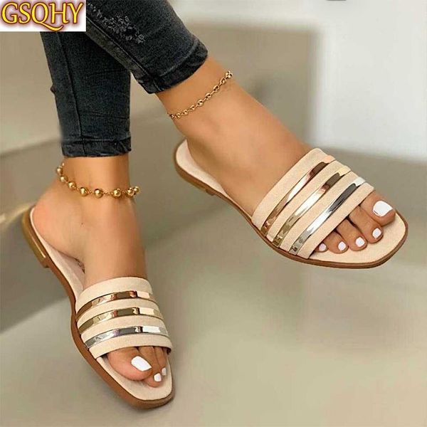 ladies slippers beach summer shoes woman bling gold female flat slides outdoor women casual sandals plus size 35-43 2021, Black
ladies slippers beach summer shoes woman bling gold female flat slides outdoor women casual sandals plus size 35-43 2021, Black