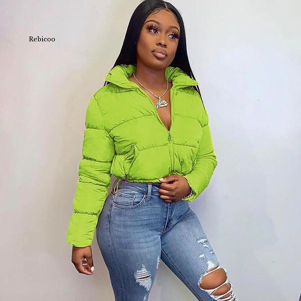 women's down & parkas cropped puffer jacket for women winter clothes warm parka fashion short outwear long sleeve zip thick bubble coat, Black
women's down & parkas cropped puffer jacket for women winter clothes warm parka fashion short outwear long sleeve zip thick bubble coat, Black