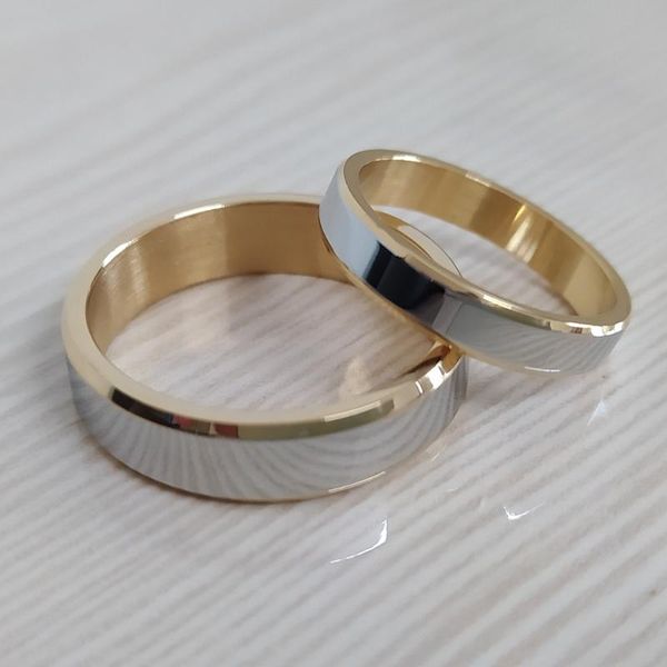 wedding rings for women couple gold-color men jewelry stainless steel fashion female lover's gift engagement simple, Slivery;golden
wedding rings for women couple gold-color men jewelry stainless steel fashion female lover's gift engagement simple, Slivery;golden