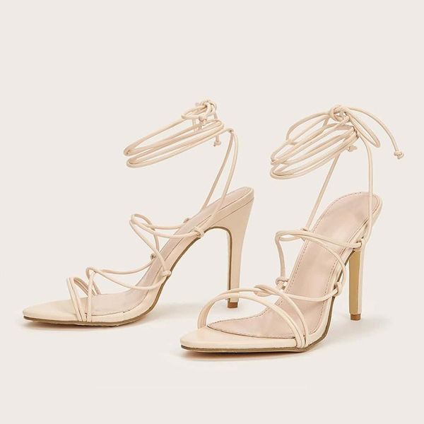 sandals women summer ankle strap gladiator flock high heels females thin heel pumps ladies cross straps shoes, Black
sandals women summer ankle strap gladiator flock high heels females thin heel pumps ladies cross straps shoes, Black